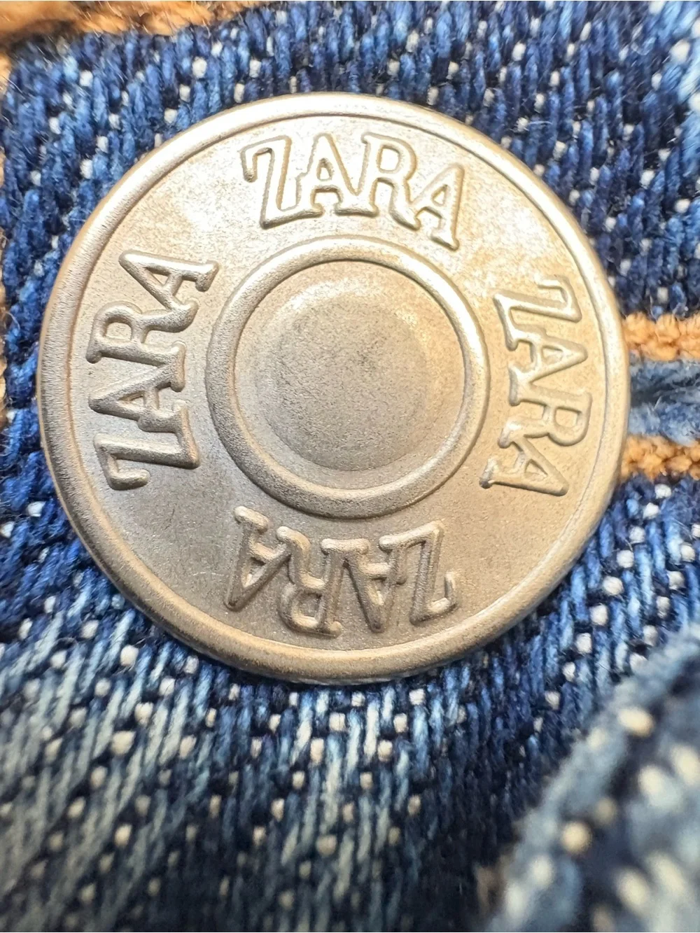 ZARA Loose Fit Denim Bermuda Shorts Jorts 13-14Y